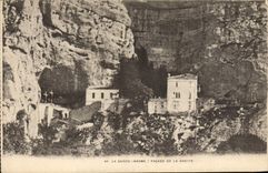 CPA La Sainte Baume Facade de la Grotte