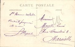 CPA La Sainte Baume Interieur de la Grotte