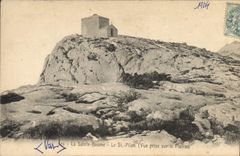CPA La Sainte Baume Le St Pilon (vue prise sur le plateau)