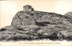 CPA La Sainte Baume Le Saint Pilon (Vue prise sur le Plateau)