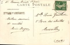 CPA La Sainte Baume Chapelle des Parisiens