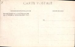 CPA La Sainte Baume Interieur de la Grotte