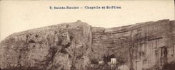 CPA La Sainte Baume Chapelle et St Pilon