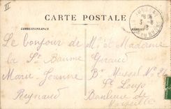 CPA La Sainte Baume Arrivee a la Grotte