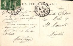 CPA La Sainte Baume Arrivee a la Grotte