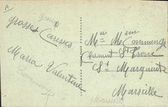 CPA Chaine de La Sainte Baume et le Plateau du Plan d'Aups Femme Moutons