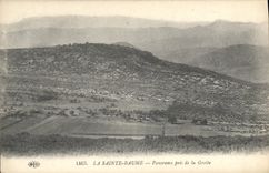 CPA La Sainte Baume Panorama pris de la Grotte
