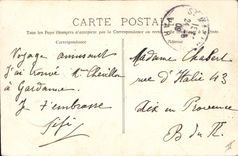 CPA La Sainte Baume Arrivee a la Grotte