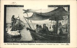 CPA La Sainte Baume Ste Marie Magdeleine evangelisant la Provence
