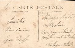 CPA La Sainte Baume Auberge de Giniez La Fontaine