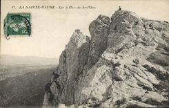 CPA La Sainte Baume Les a Pics du St Pilon