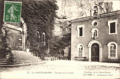 CPA La Sainte Baume Terrasse de la Grotte