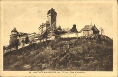 CPA Haut Koenigsbourg Vue d'ensemble