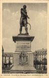 CPA Colmar Statue du General Rapp Par Bartholdi