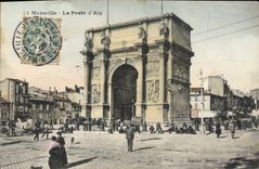 CPA Marseille La Porte d'Aix  Tramway