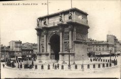 CPA Marseille Porte d'Aix P B 