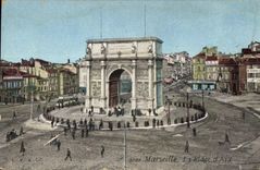 CPA Marseille La Place d'Aix 