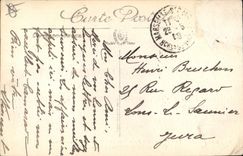 CPA Marseille La Plce d'Aix et l'Arc de Triomphe Monument eleve aux Gloire de la Premiers Republique