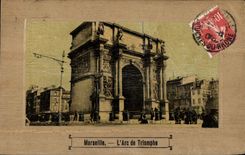 CPA Marseille L'Arc de Triomphe 