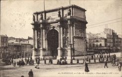 CPA Marseille L'Arc de Triomphe Place d'Aix BR 