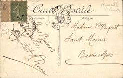 CPA Marseille La Place d'Aix et Arc de Triomphe Monument eleve aux Gloires de la Premiere Republique