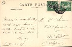 CPA Marseille Arc de Triomphe de La Porte d'Aix