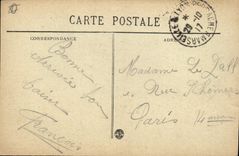 CPA Marseille L'Arc de Triomphe Place d'Aix B R 