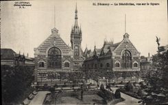 CPA Fecamp La Benedictine vue sur le Square 