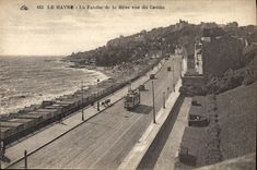 CPA Le Havre La Falais de la Heve Vue du Casino 