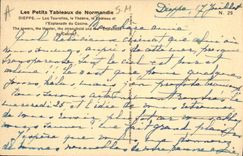 CPA Les Petits Tableaux de Normandie Dieppe 