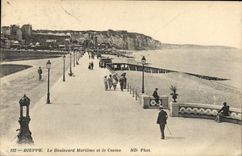 CPA Dieppe Le Boulevard Maritime et le Casino 