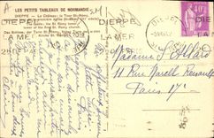 CPA Les Petits Tableaux de Normandie Dieppe le Chateau la Tour St Remy 