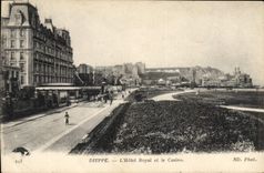 CPA Dieppe L'Hotel Royal et le Casino 