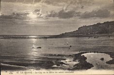 CPA Le Havre Le Cap de La Heve au Soleil Couchant 