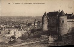 CPA Dieppe Le Vieux Chateau Facade nord ouest 