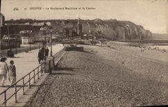 CPA Dieppe Le Boulevard Maritime et le Casino 