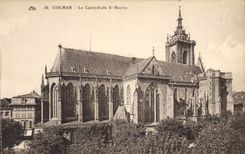 CPA Colmar La Cathedrale St Martin 