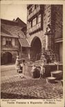 CPA Vieille Fontaine a Riquewihr Ht Rhin 