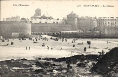 CPA Cote d'Emeraude Saint Malo Le Chateau 