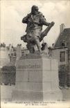 CPA Saint Malo Statue de Jacques Cartier par G Barreau Sculpteur 