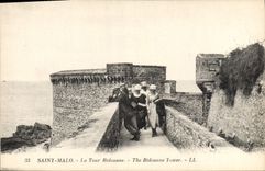 CPA Cote d'Emeraude Saint Malo La Tour Bidouane the Bidouane Tower 