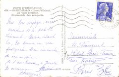 CPA Cote d'Emeraude Saint Malo Ille et Vilaine La Ville Fortiflee Promenade des Remparts 