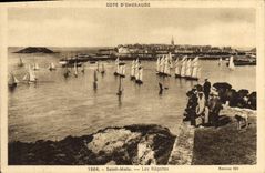 CPA Cote d'Emeraude Saint Malo Les Regates 