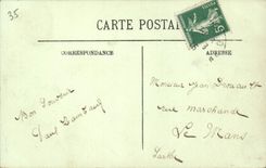 CPA Saint Malo Statue de Jacques Curlier 