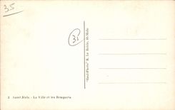 CPA Saint Malo La Ville et les Remparts 