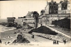 CPA Saint Malo Cote Ouest des Remparts 