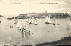 CPA Cote d'Emeraude Saint Malo vue Generale 