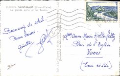 CPA Saint Malo I'lle et Vilaine La Grande Porte et les Bassins 