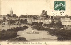 CPA Saint Malo Le Jardin du Casino et le Chateau 