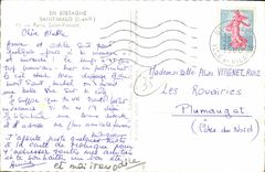 CPA En Bretagne Saint Malo I et V Paris Saint Vincent 